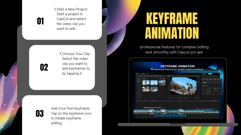 capcut keyframe animation steps